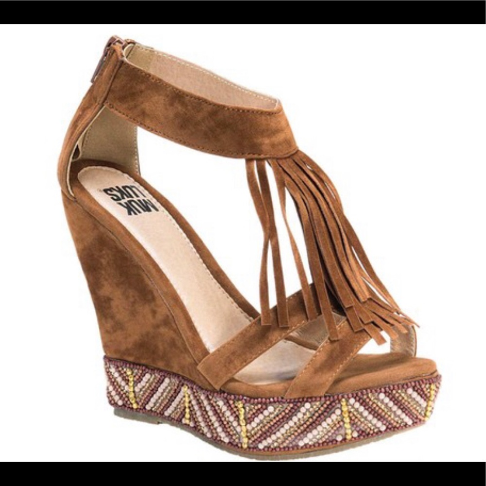 MUK LUKS Ciara Women's boho Wedge Sandals
